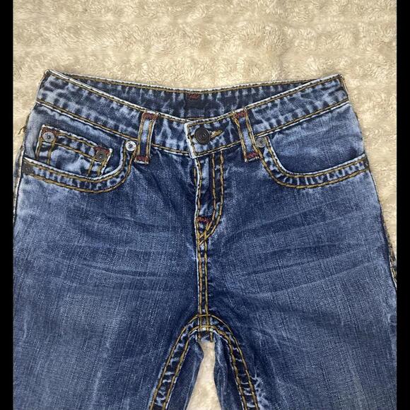 Y2K True Religion 'Geno Super T' straight jeans Size 16 - Picture 2 of 9